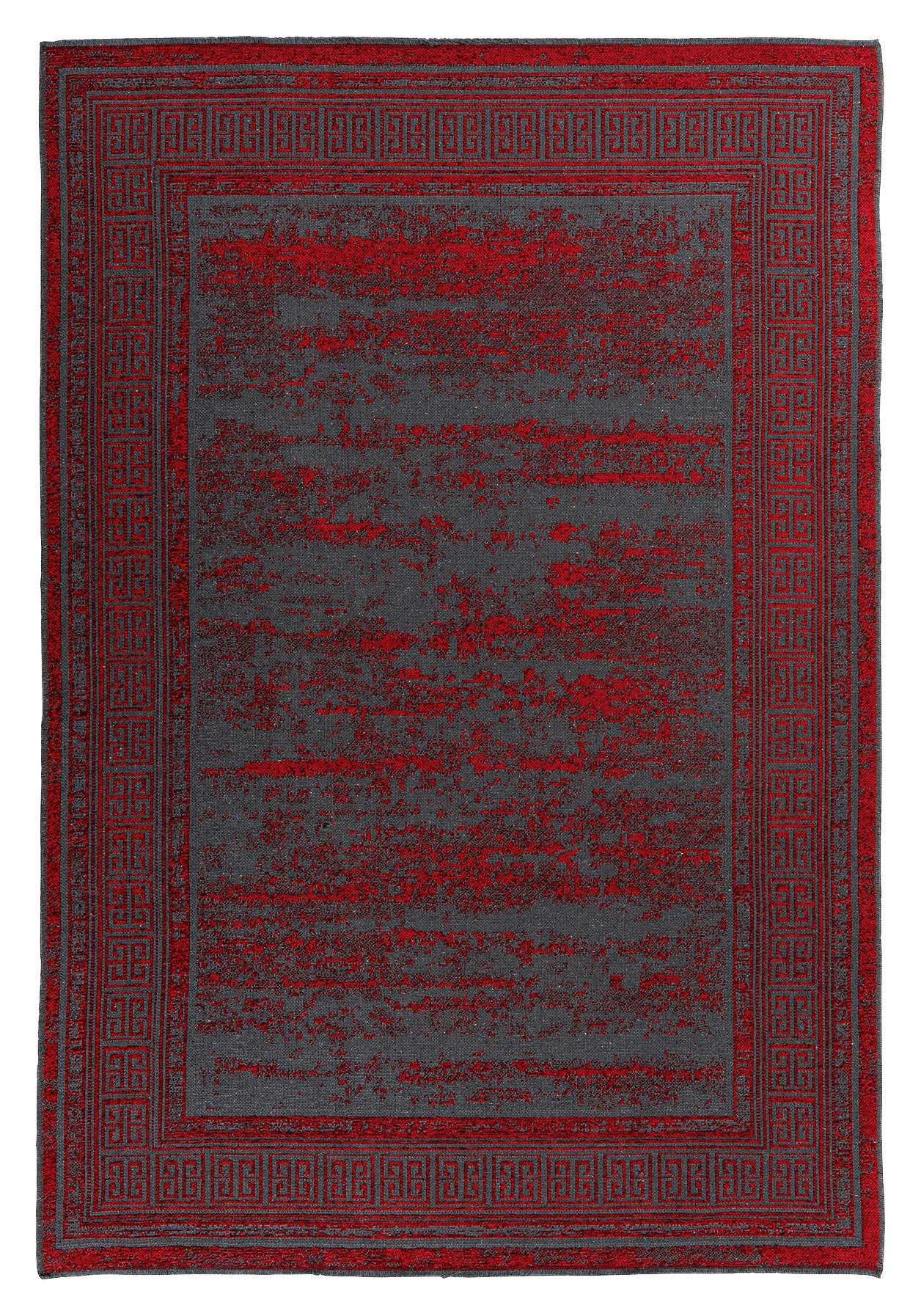 FLACHWEBETEPPICH 160/230 cm Rot  - Rot, KONVENTIONELL, Textil (160/230cm)