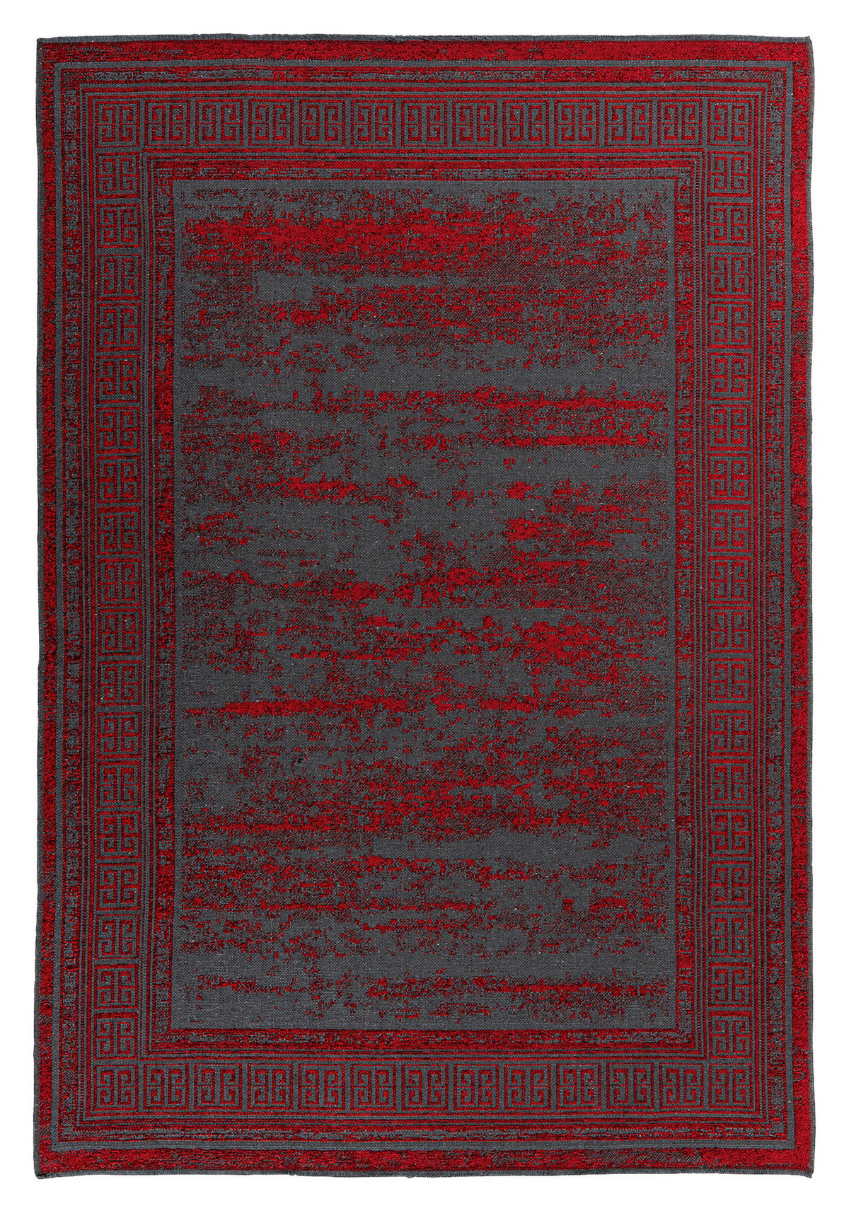 FLACHWEBETEPPICH 160/230 cm Rot  - Rot, KONVENTIONELL, Textil (160/230cm)