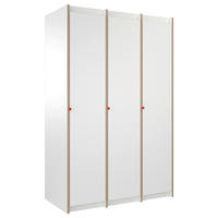 AKTENSCHRANK Buchefarben, Weiß  - Buchefarben/Weiß, MODERN, Holzwerkstoff (115,6/180/54,5cm) - Tojo