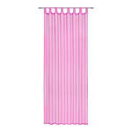 SCHLAUFENVORHANG transparent  - Pink, Basics, Textil (140/245cm) - Boxxx