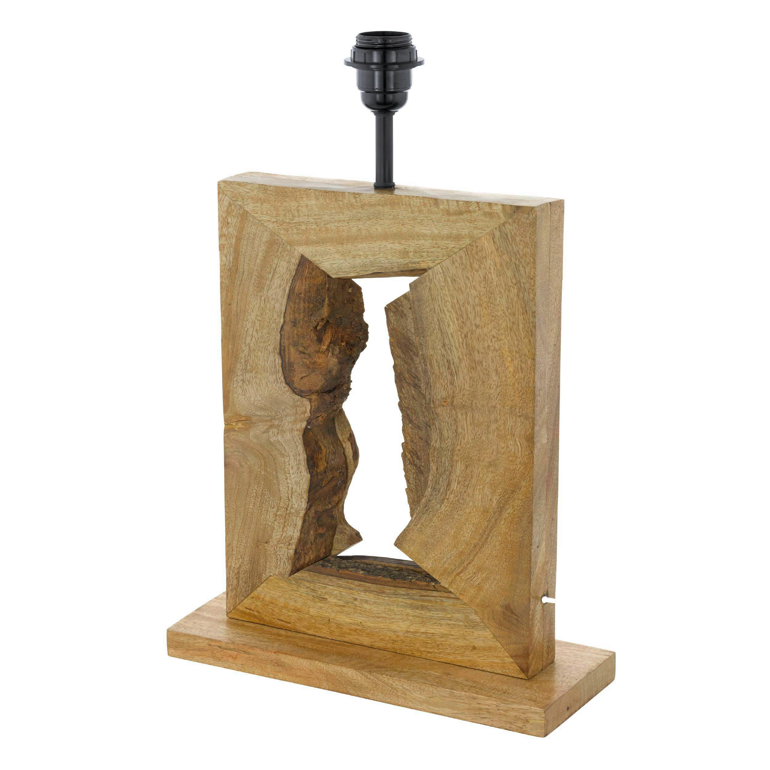 LEUCHTENFUß 27/12/41,5 cm  - Braun, Natur, Holz (27/12/41,5cm) - Eglo
