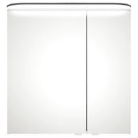 SPIEGELSCHRANK 70/72,3/17 cm  - Chromfarben/Graphitfarben, KONVENTIONELL, Glas/Holzwerkstoff (70/72,3/17cm) - Pelipal