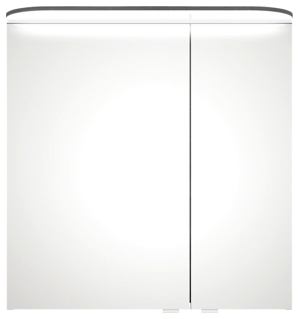 SPIEGELSCHRANK 70/72,3/17 cm  - Chromfarben/Graphitfarben, KONVENTIONELL, Glas/Holzwerkstoff (70/72,3/17cm) - Pelipal