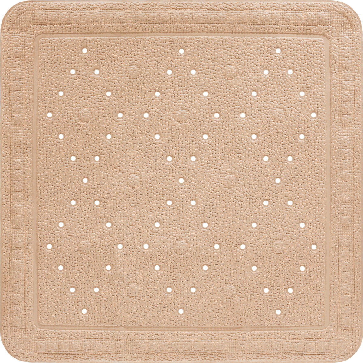 DUSCHEINLAGE Kunststoff  - Beige, Basics, Kunststoff (55/55cm) - Grund