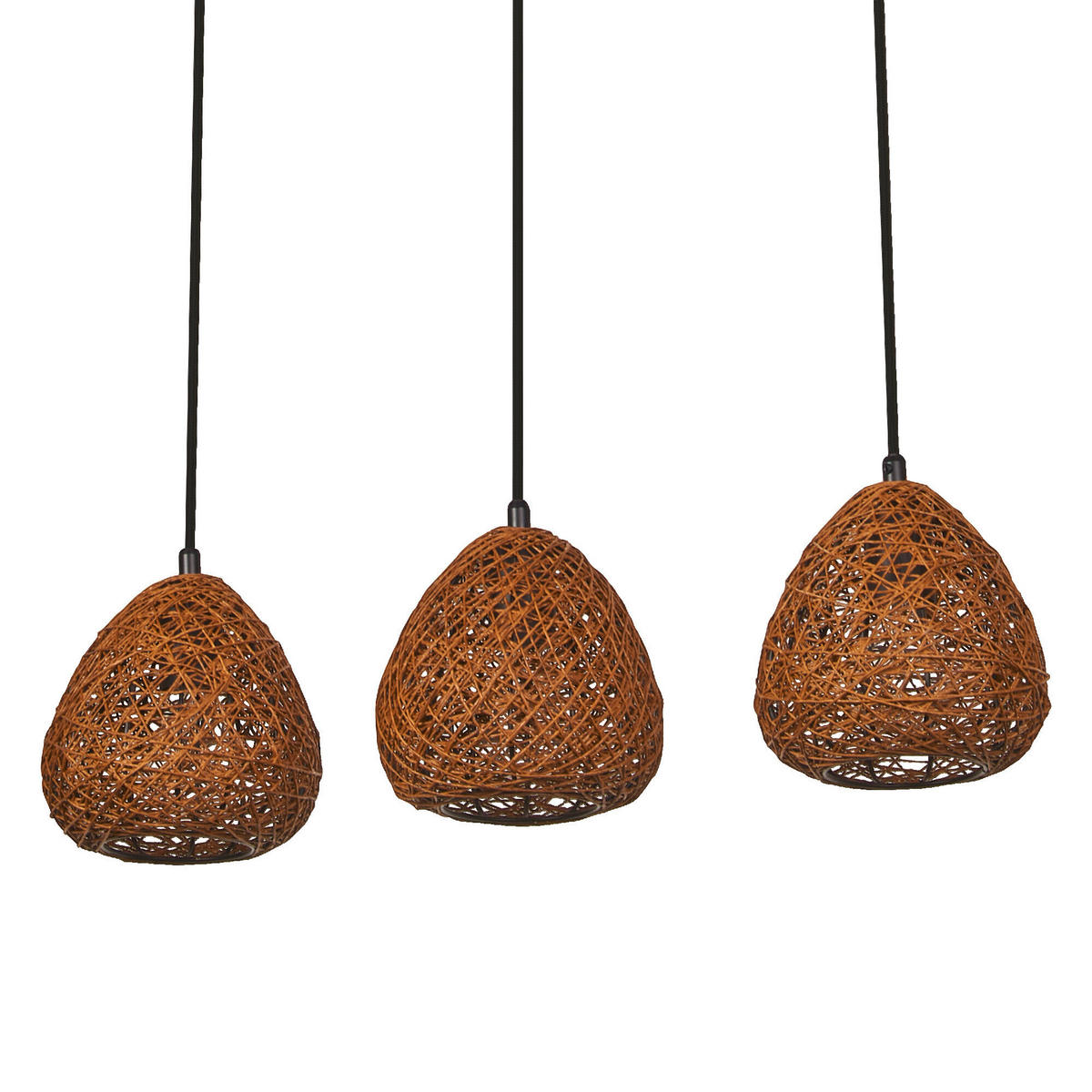 PENDELLEUCHTE 61/16/150 cm   - Beige, Natur, Papier/Metall (61/16/150cm) - Ledvance