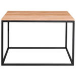 COUCHTISCH in Holz 65/65/41,5 cm  - Buchefarben/Schwarz, Design, Holz/Metall (65/65/41,5cm) - Johann Jakob