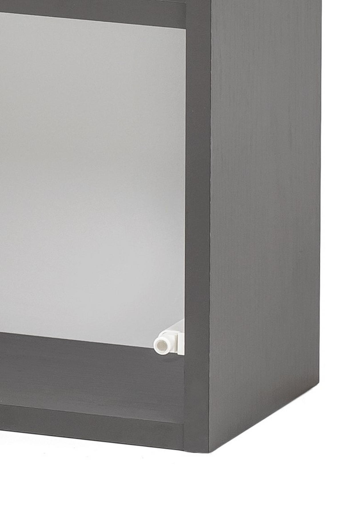 HÄNGESCHRANK 40/64/20 cm  - Graphitfarben/Grau, Konventionell, Holzwerkstoff (40/64/20cm) - Held