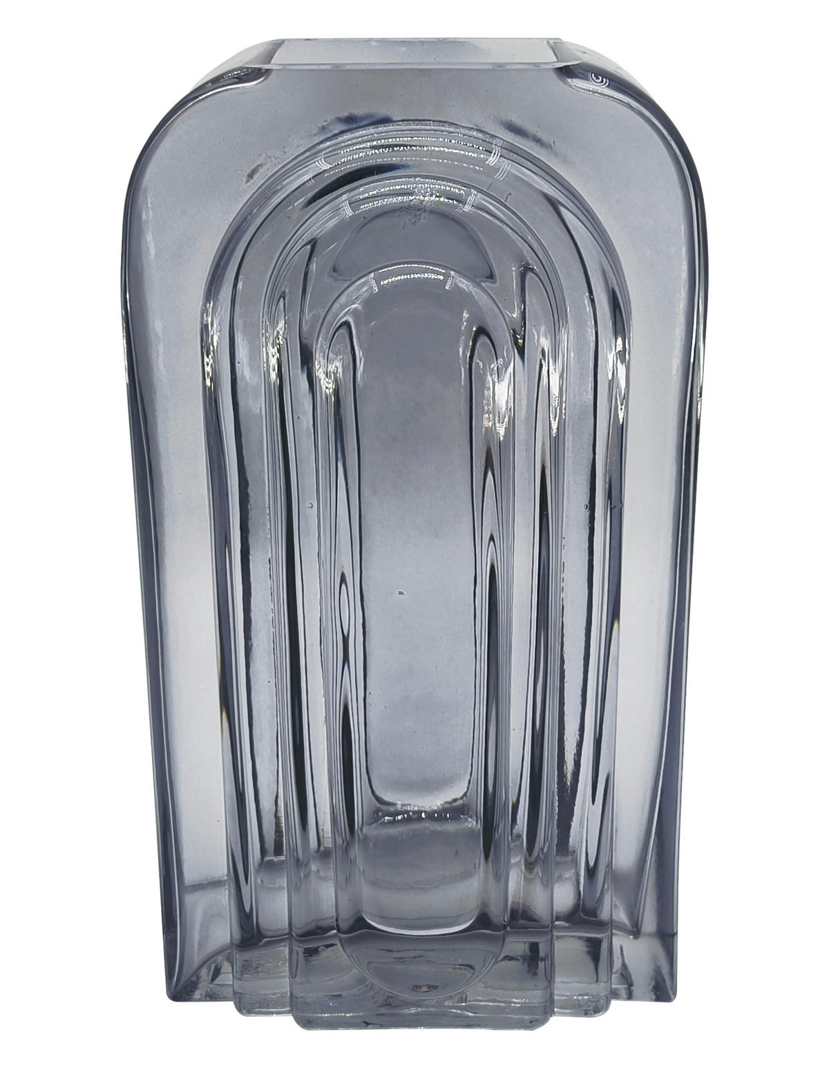 VÁZA 24 cm  - szürke, Basics, Üveg (13/24/9cm) - Ambia Home