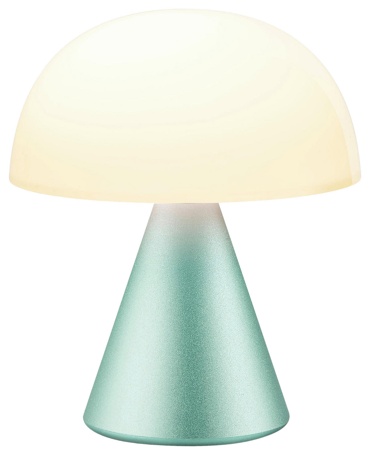 AKKU-TISCHLEUCHTE 9.2/11/9.2 cm  - Mintgrün, Design, Kunststoff/Metall (9.2/11/9.2cm)