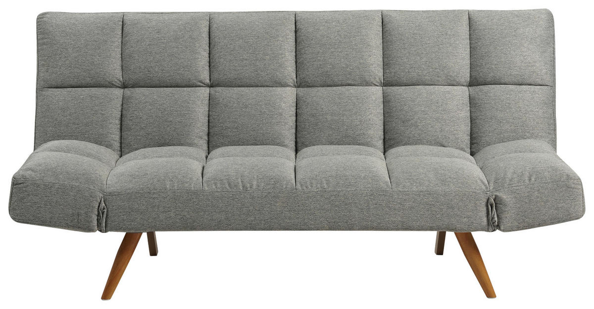 KANAPÉÁGY textil világosszürke  - világosszürke/natúr színű, Design, textil/fém (182/87/82cm) - Livetastic