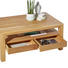 COUCHTISCH Wildeiche massiv rechteckig Eichefarben - Eichefarben, Design, Holz/Kunststoff (110/70/48cm) - Linea Natura COUCHTISCH Wildeiche massiv rechteckig Eichefarben - Eichefarben, Design, Holz/Kunststoff (110/70/48cm) - Linea Natura