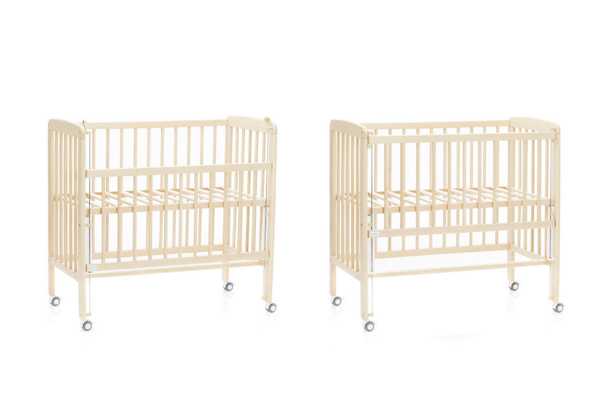 BEISTELLBETT Nino  - Naturfarben, Basics, Holz (94/69/85cm) - Fillikid