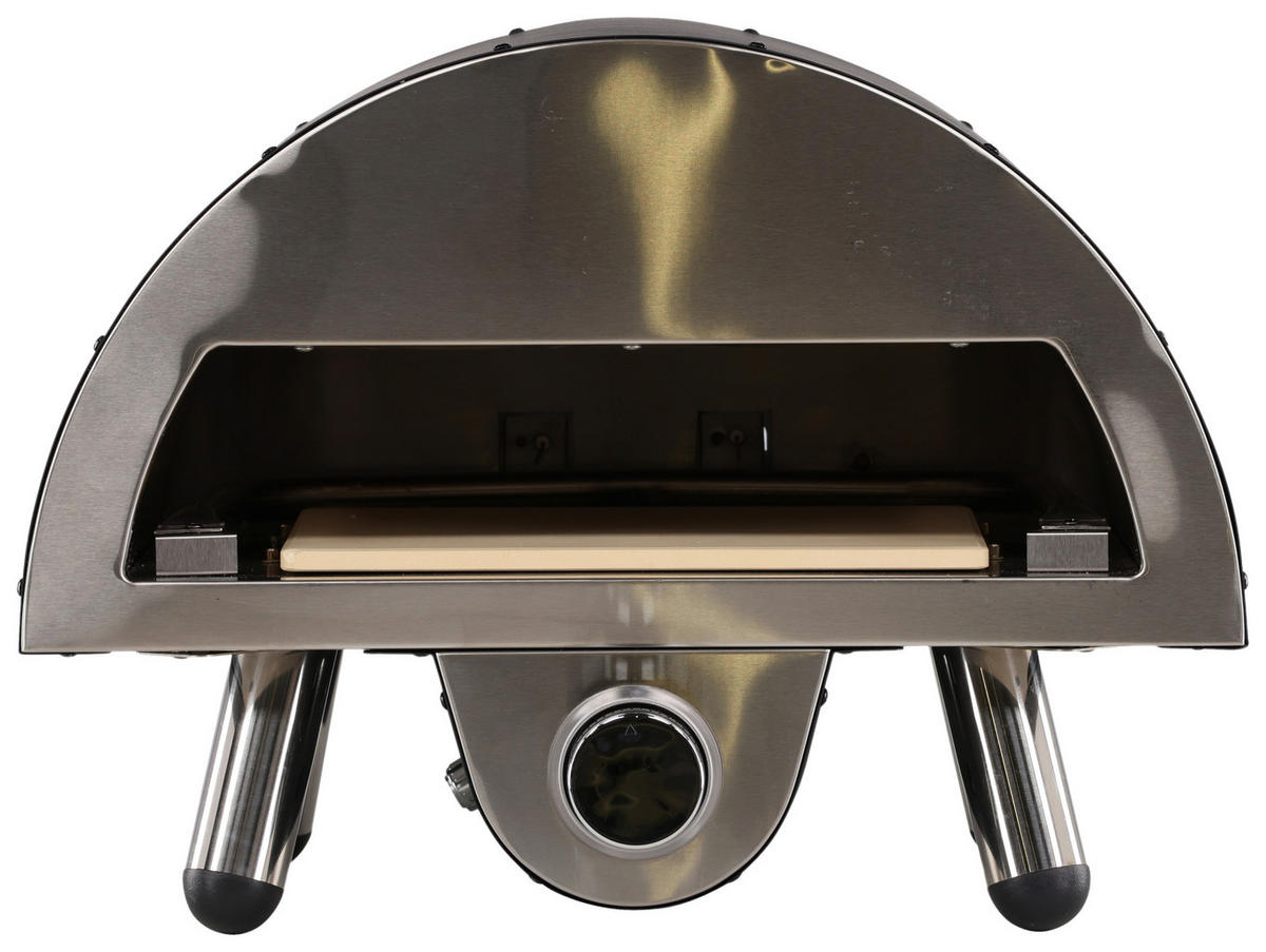 PIZZAOFEN  - Schwarz, KONVENTIONELL, Metall (52/39/49cm) - Gardenson
