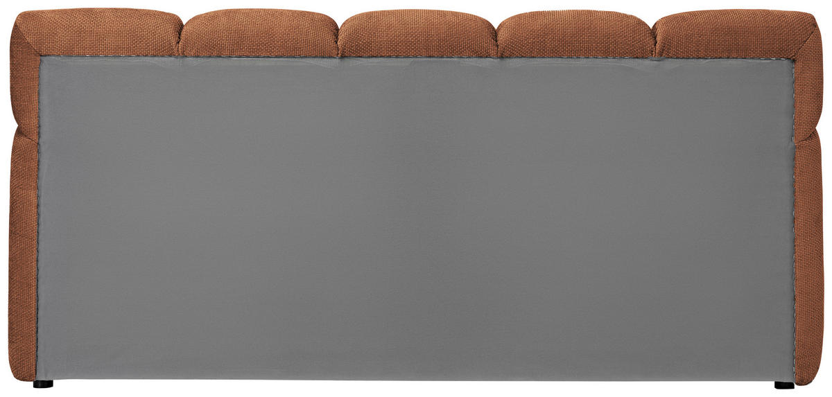 POLSTERBETT 180/200 cm  in Terracotta  - Terracotta/Schwarz, Design, Kunststoff/Textil (180/200cm) - Esposa