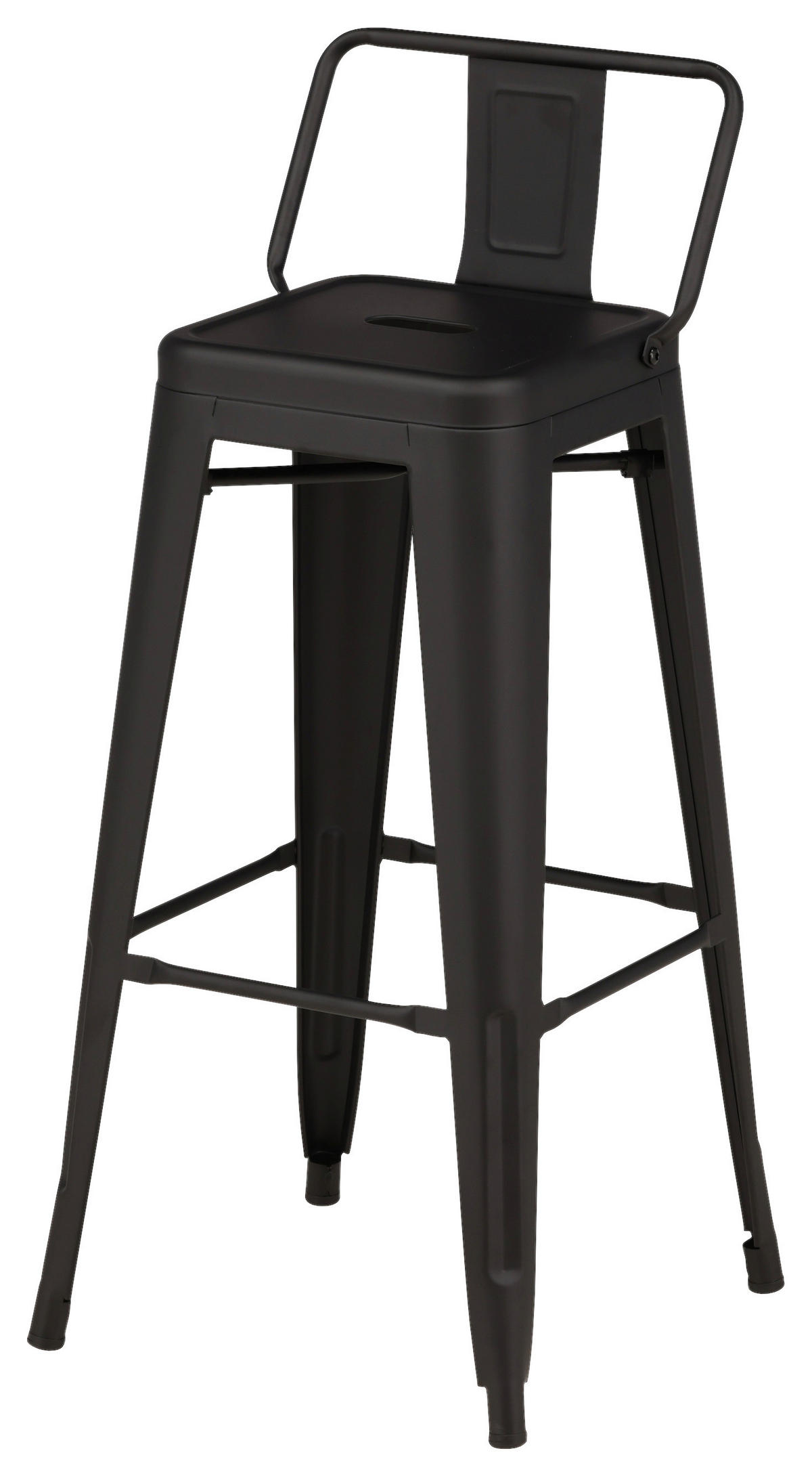 BARHOCKER-SET in Schwarz  - Schwarz, Design, Metall (43/94/43cm) - Livetastic