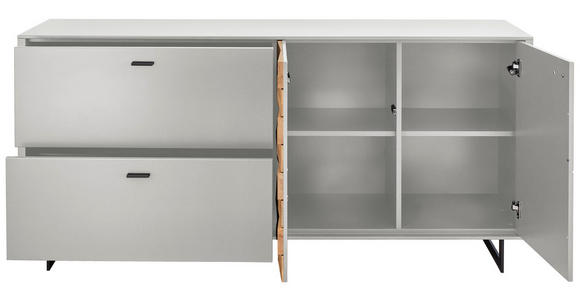 SIDEBOARD Eichefarben, Kaschmir  186/87,2/46,4 cm  - Kaschmir/Eichefarben, Design, Holz/Holzwerkstoff (186/87,2/46,4cm) - Novel