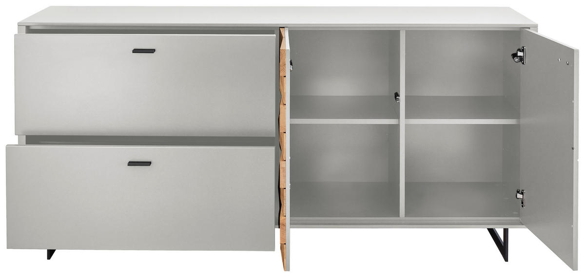 SIDEBOARD Eichefarben, Kaschmir  186/87,2/46,4 cm  - Kaschmir/Eichefarben, Design, Holz/Holzwerkstoff (186/87,2/46,4cm) - Novel