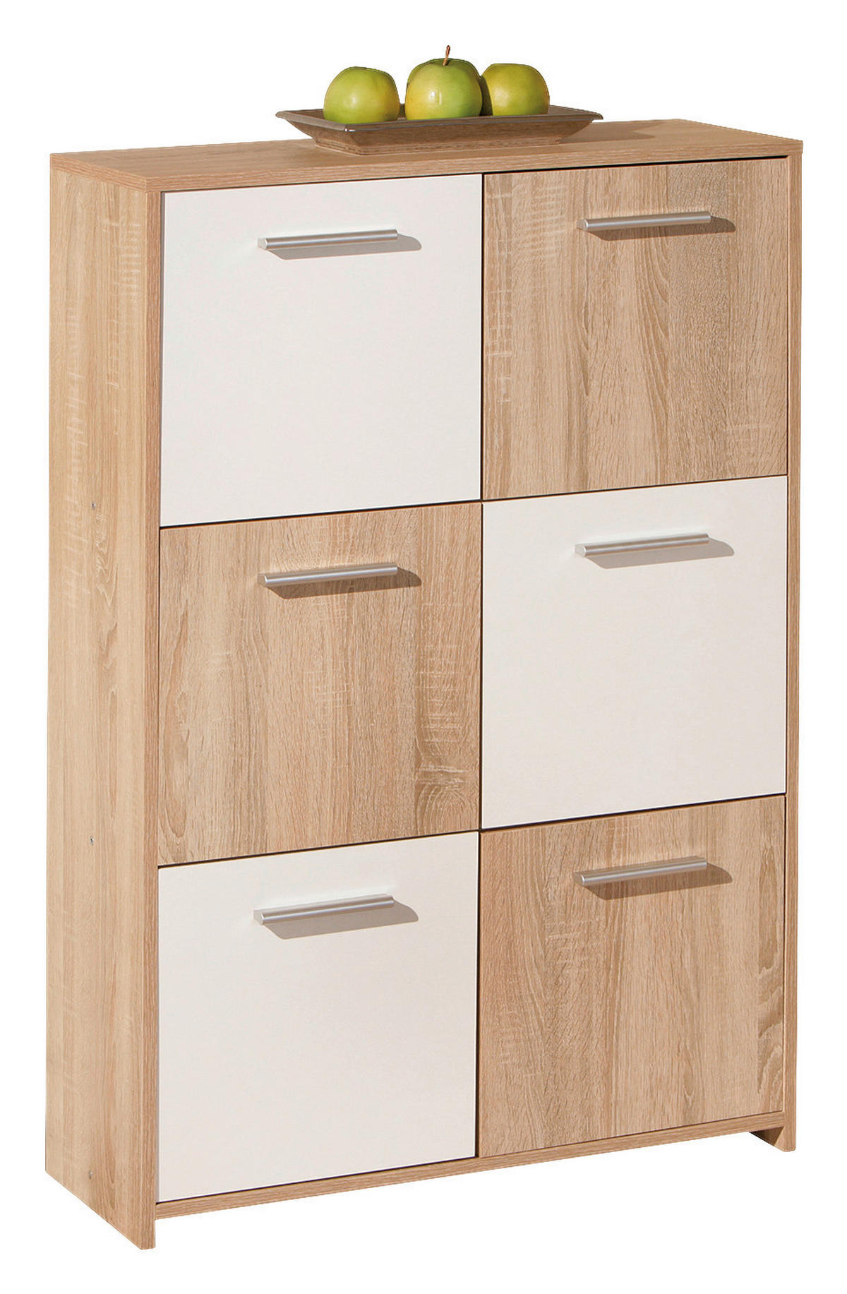 HIGHBOARD  in 77/115/30 cm  - Alufarben/Weiß, Basics, Holzwerkstoff/Kunststoff (77/115/30cm) - MID.YOU