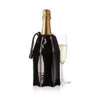 CHAMPAGNERKÜHLER - Schwarz, Basics, Kunststoff (15.8/3.1/24.8cm) - Vacu Vin