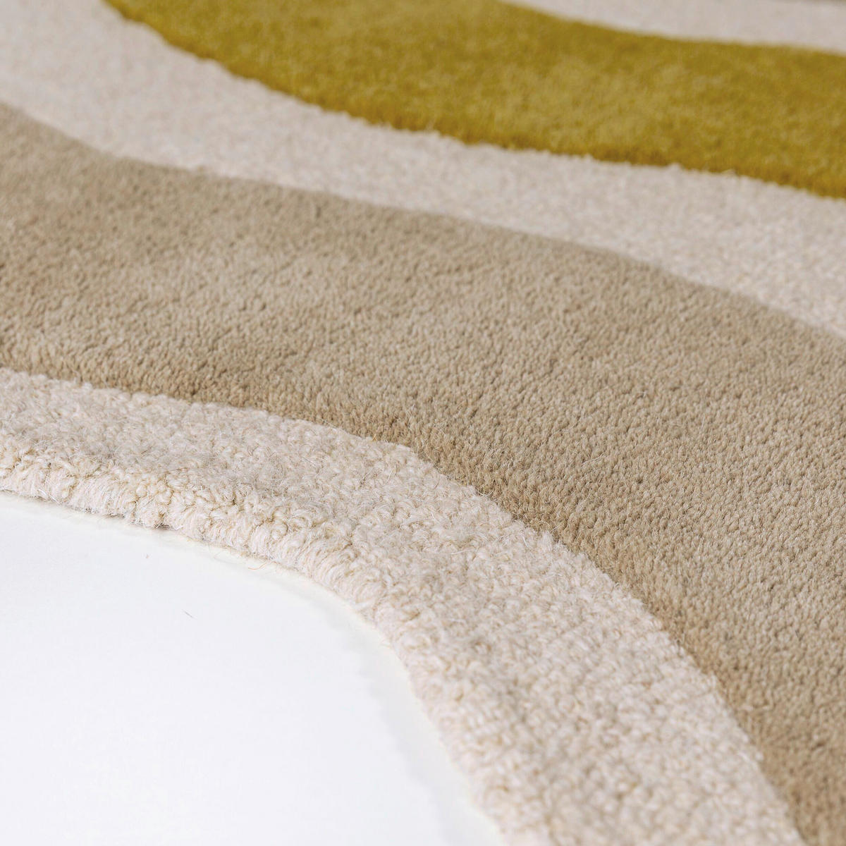 WOLLTEPPICH 200/290 cm Cascade Grün organisch  - Grün, Basics, Textil (200/290cm) - Flair Rugs