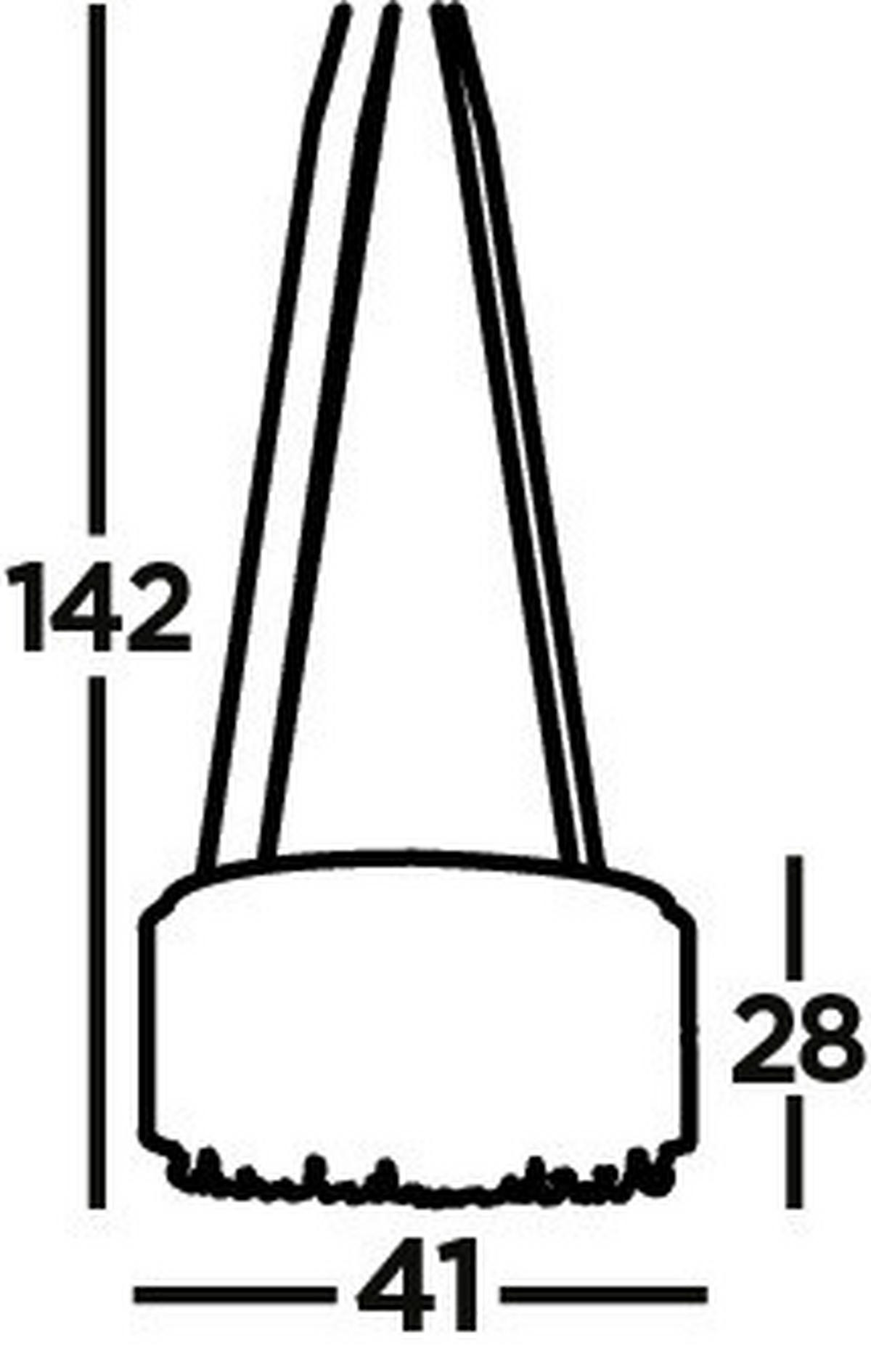 KRISTALNA VISEĆA SVJETILJKA  41/142 cm      Elise  - boje kroma, Konvencionalno, staklo/metal (41/142cm)