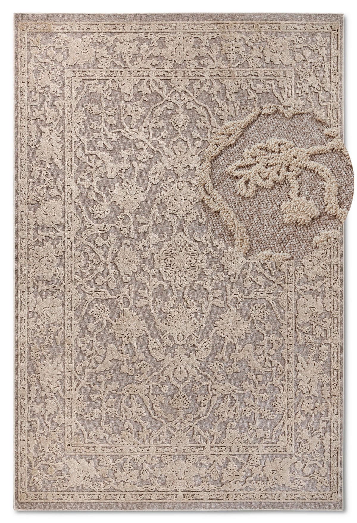 FLACHWEBETEPPICH 200/290 cm Kollektion 1879 Beige, Ecru  - Ecru/Beige, Design, Textil (200/290cm) - Villeroy & Boch