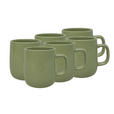 KAFFEEBECHERSET Colori Verde 6-teilig  - Grün, Trend, Keramik - Novel