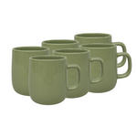 KAFFEEBECHERSET Colori Verde 6-teilig  - Grün, Trend, Keramik - Novel