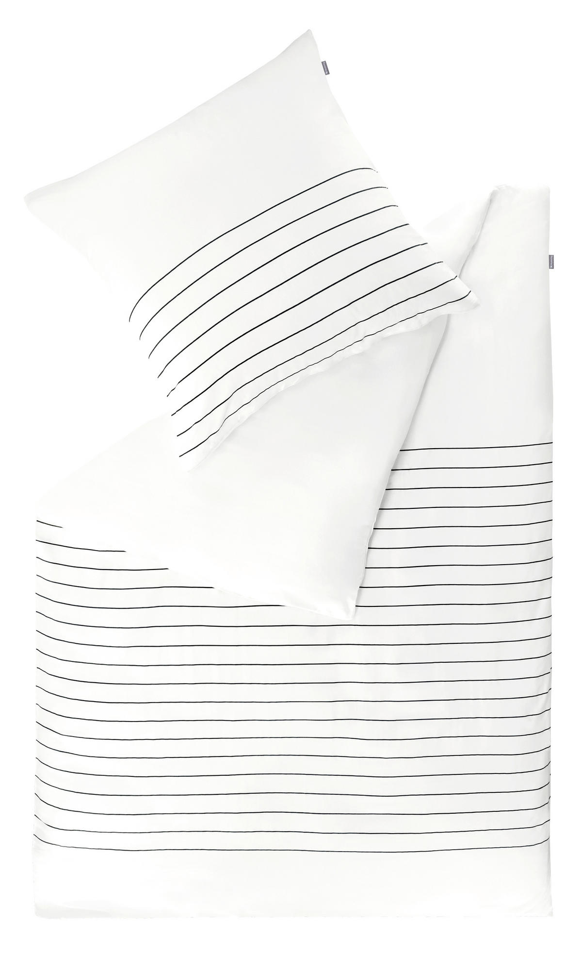 WENDEBETTWÄSCHE MR-Simple weiß Renforcé 155/220 cm  - Weiß, Design, Textil (155/220cm) - Musterring