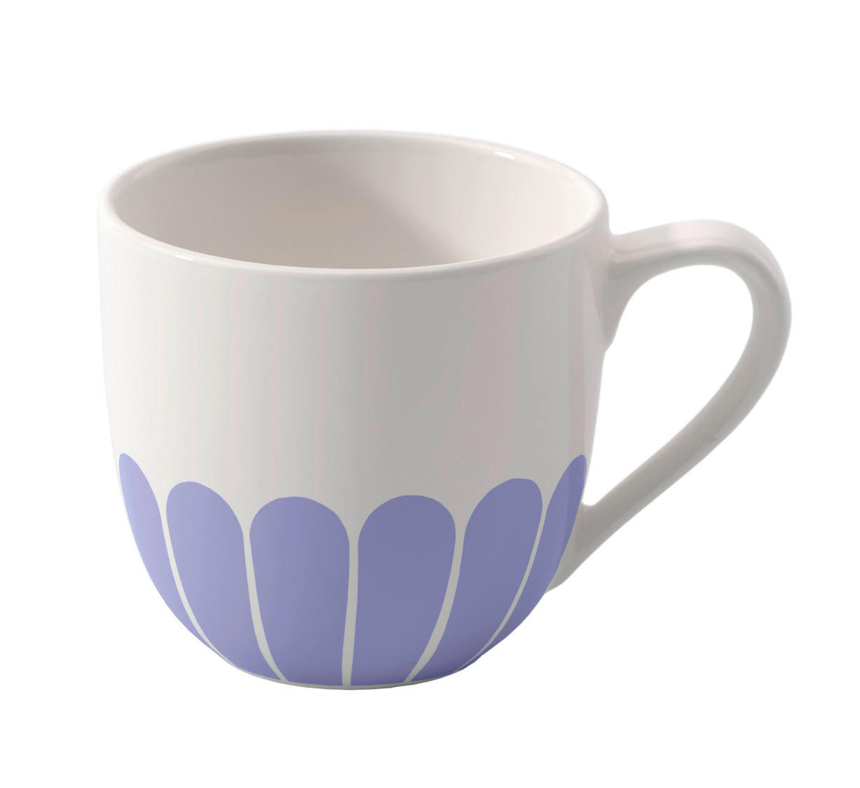 ESPRESSOTASSE Fleur Bleu 70 ml  - Weiß/Hellblau, MODERN, Keramik (8,5/8,5/6cm) - Villeroy & Boch