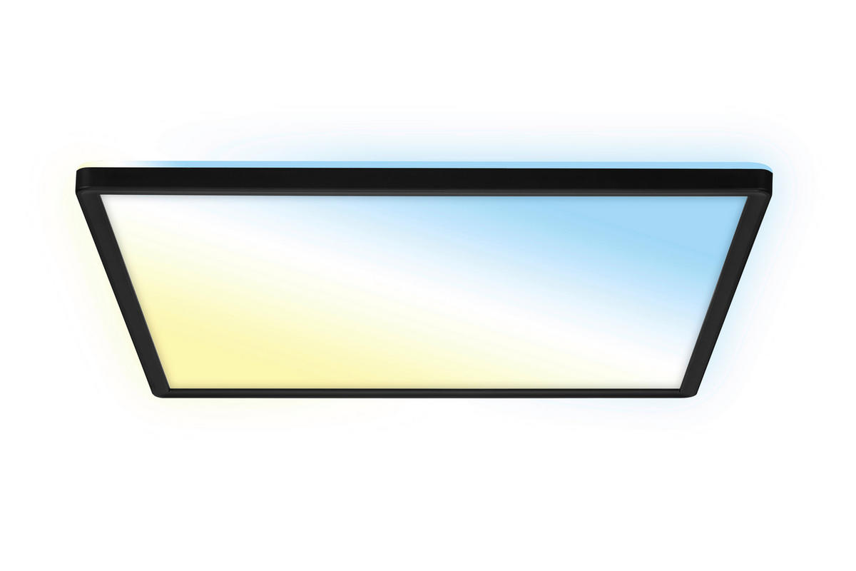LED-PANEEL 42/42/2.9 cm   - Schwarz, Design, Kunststoff (42/42/2.9cm) - Briloner