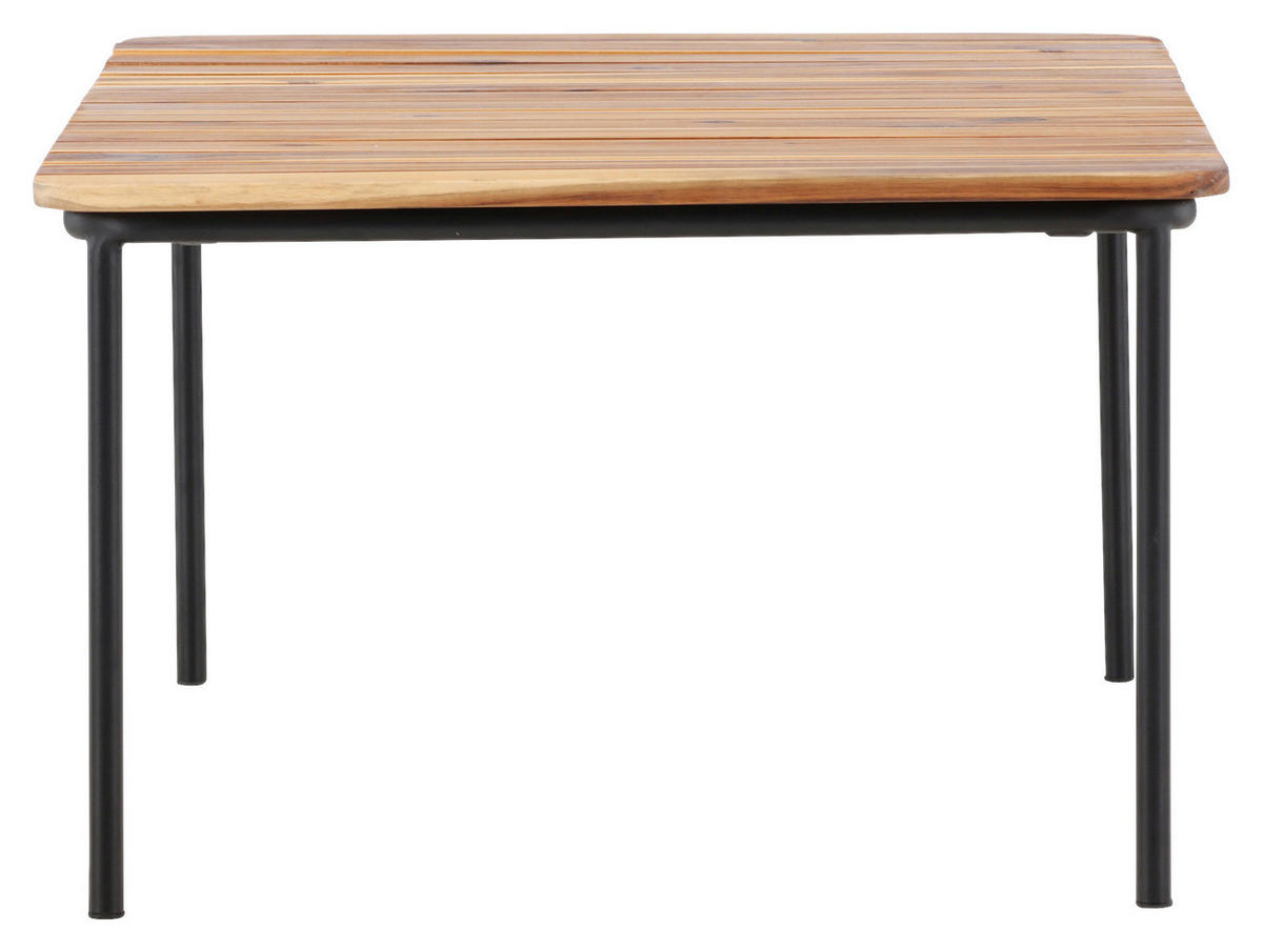LOUNGETISCH 100/65/40 cm Holz, Metall  - Naturfarben, KONVENTIONELL, Holz/Metall (100/65/40cm) - Gardenson