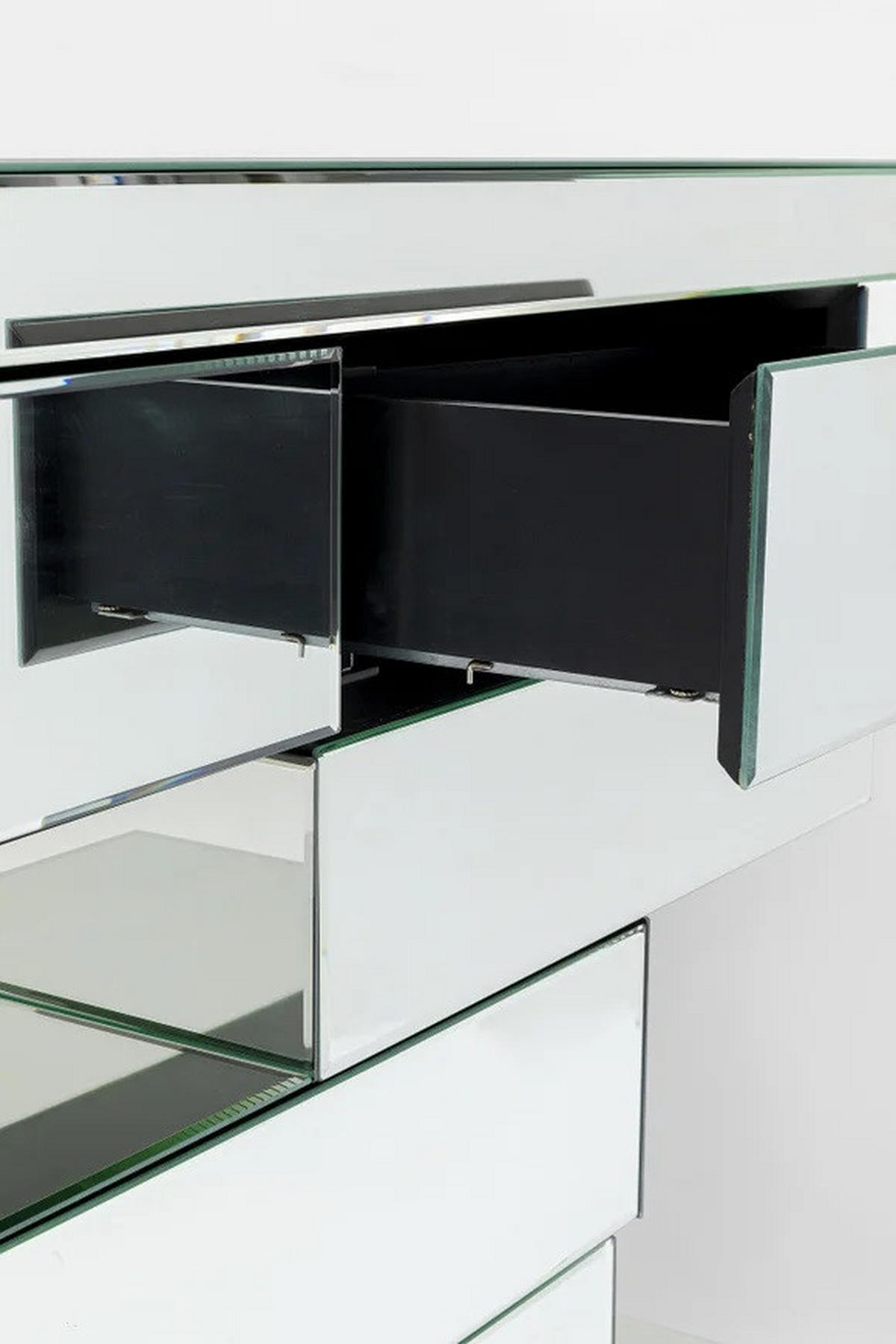 KONSOLENTISCH  - Trend, Glas/Holzwerkstoff (140/80/30cm) - Kare-Design