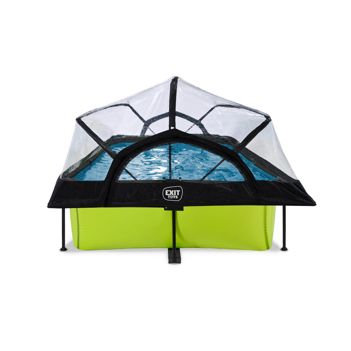POOL-SET 300/200/65 cm  - Grün, KONVENTIONELL, Kunststoff (300/200/65cm) - EXIT Toys