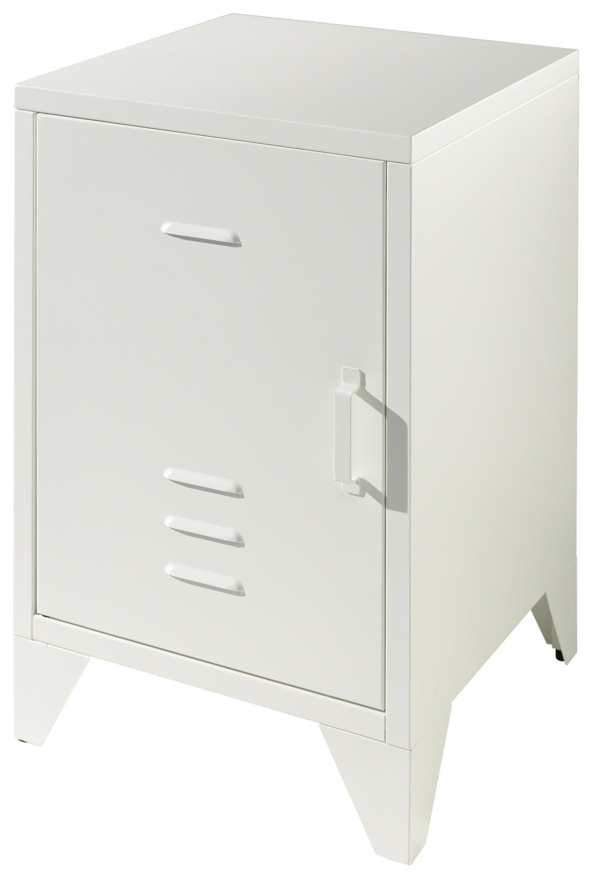 NACHTSCHRANK 40/60/40 cm  - Weiß, MODERN, Metall (40/60/40cm) - MID.YOU