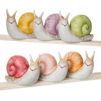 DEKOSCHNECKE - Multicolor, LIFESTYLE, Kunststoff (24/11/17cm)