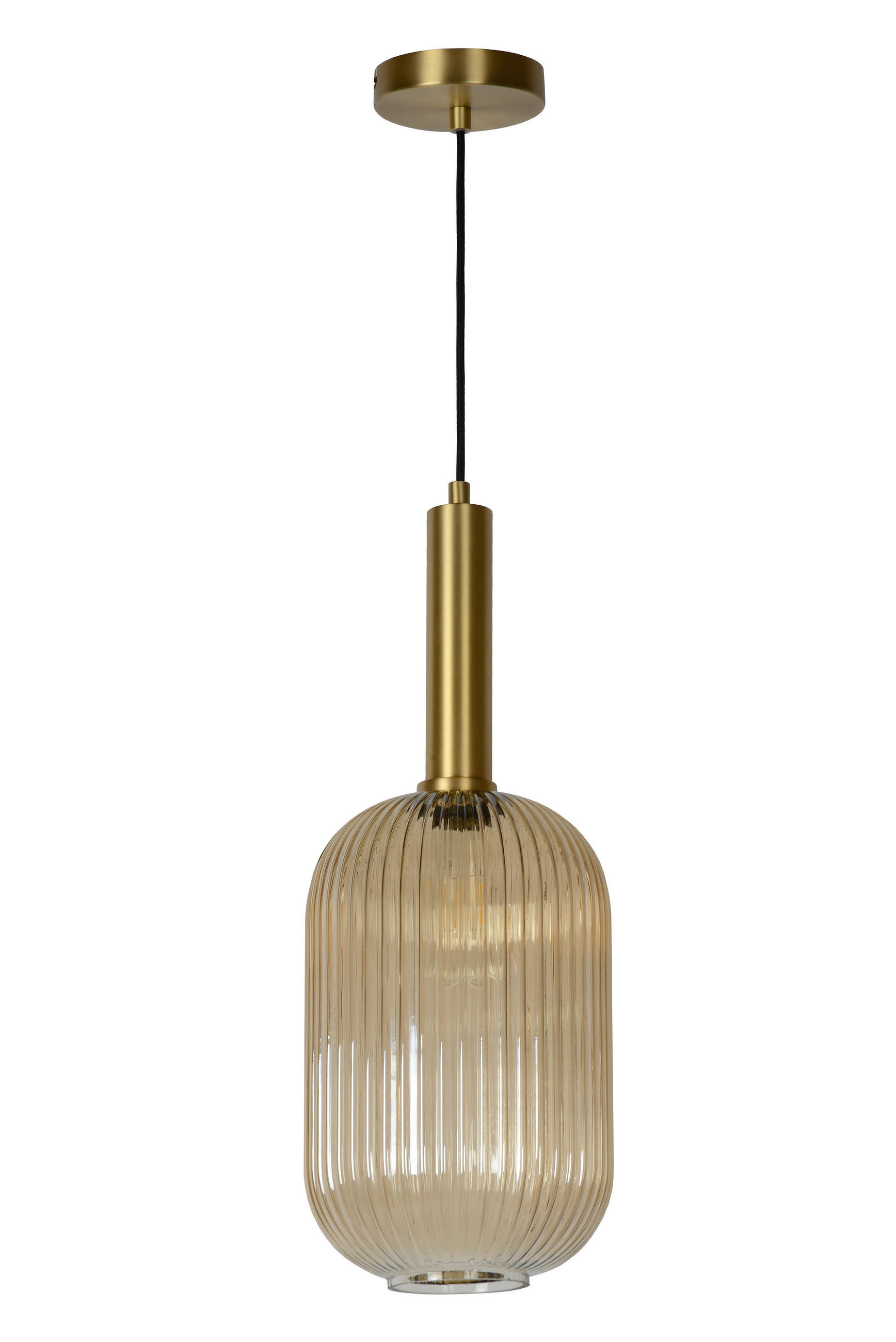HÄNGELEUCHTE 20/150 cm  - Bernsteinfarben, Design, Glas (20/150cm) - Lucide