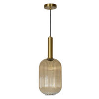 HÄNGELEUCHTE 20/150 cm  - Bernsteinfarben, Design, Glas (20/150cm) - Lucide