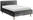 POLSTERBETT 140/200 cm  in Anthrazit  - Eichefarben/Anthrazit, Design, Holz/Textil (140/200cm) - Visionight