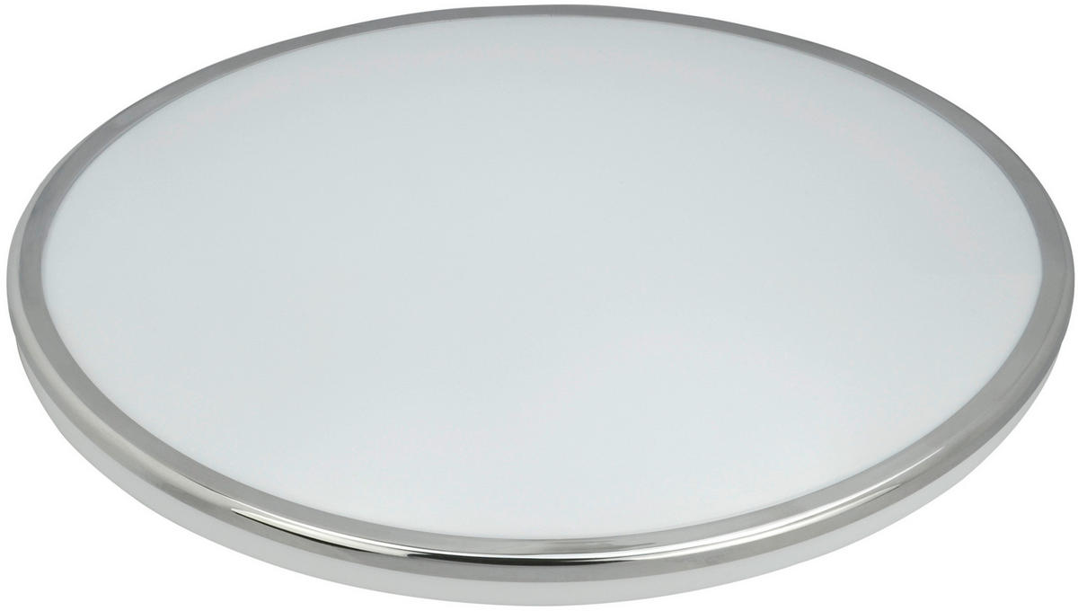LED-DECKENLEUCHTE white² 33/5,7 cm   - Chromfarben, Basics, Kunststoff/Metall (33/5,7cm)