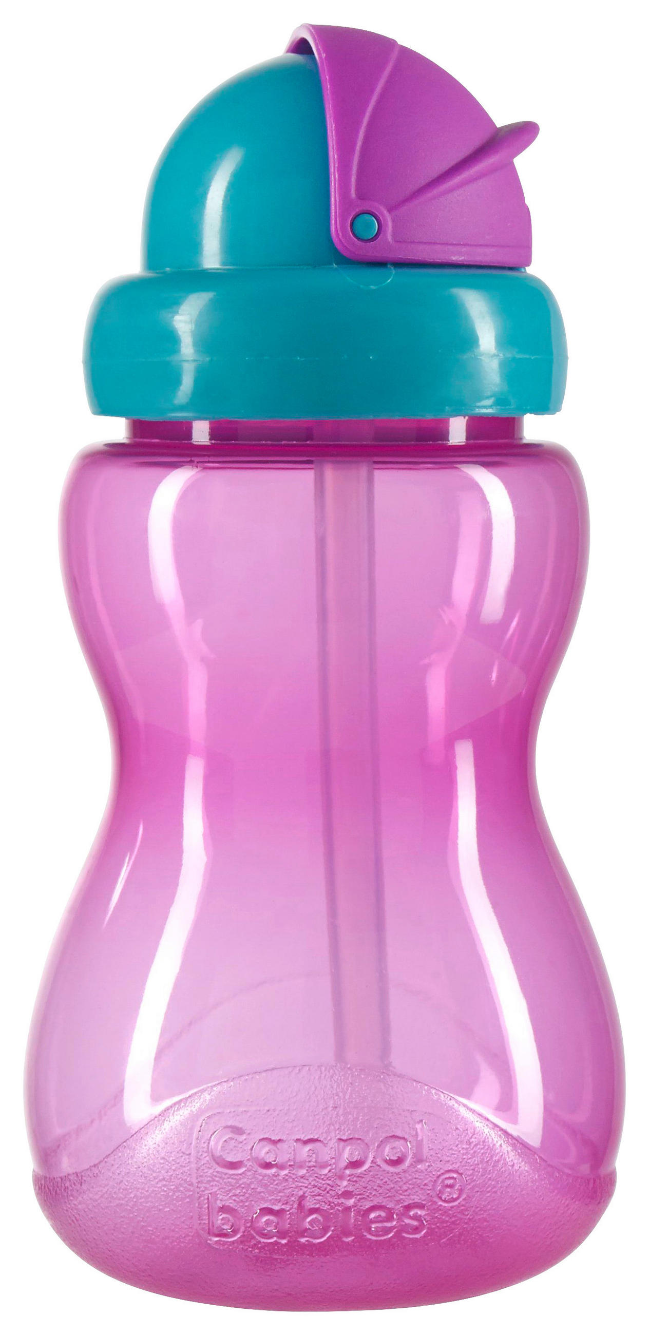 DETSKÁ FĽAŠA - ružová, Basics, plast (7/15cm) - My Baby Lou