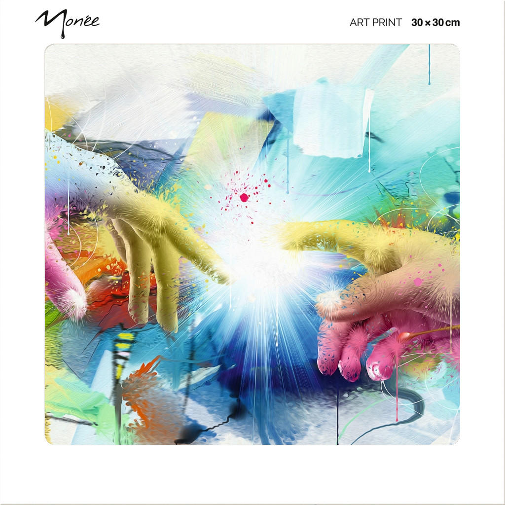KUNSTDRUCK 30/30 cm  - Multicolor, Basics, Papier (30/30cm) - Monee