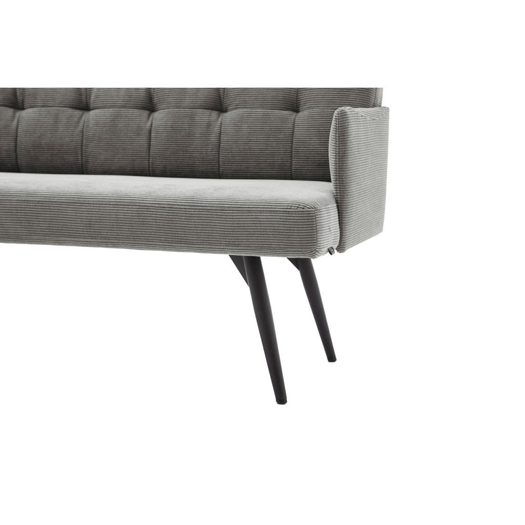 Thumbnail - Johann Jakob Sitzbank, Grau, Textil, 2-Sitzer, 206x85x69 cm, Goldenes M, Oeko-Tex® Standard 100, DGM-Klimapakt, DGM-Emis...