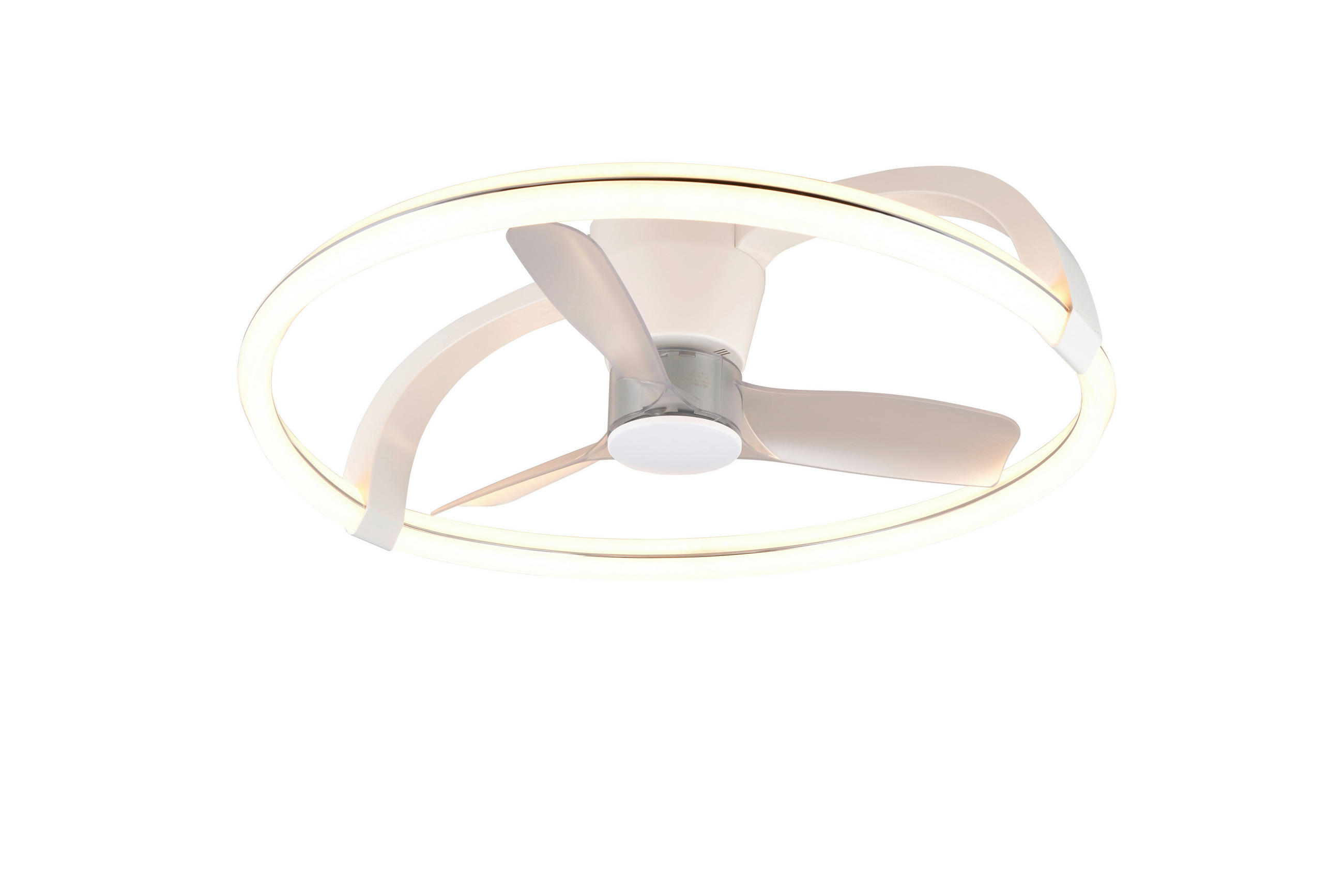 DECKENVENTILATOR  73,5/23 cm    - Weiss, Design, Kunststoff (73,5/23cm)