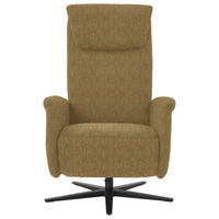 RELAXSESSEL in Textil Messingfarben  - Messingfarben/Schwarz, Design, Textil/Metall (77/115/89cm) - Pure Home Comfort