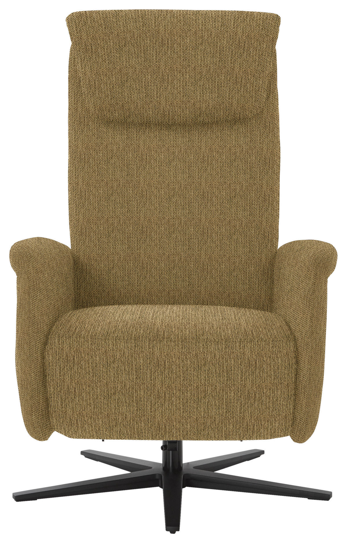RELAXSESSEL in Textil Messingfarben  - Messingfarben/Schwarz, Design, Textil/Metall (77/115/89cm) - Pure Home Comfort