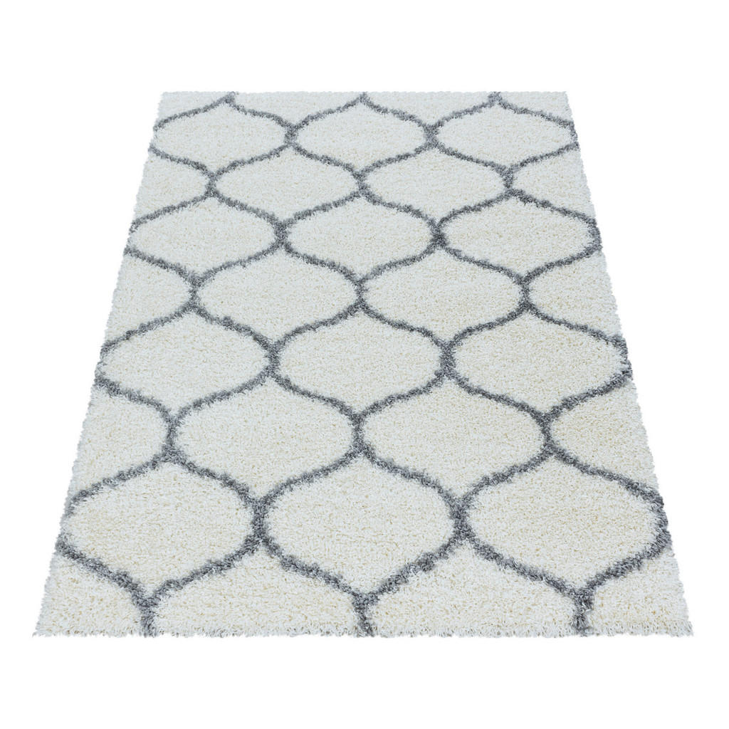 Thumbnail - Xxxl Webteppich Salsa 3201 Creme, Creme, Textil, Raute, rechteckig, 160x230 cm, Oeko-Tex® Standard 100, für Fußbodenheiz...