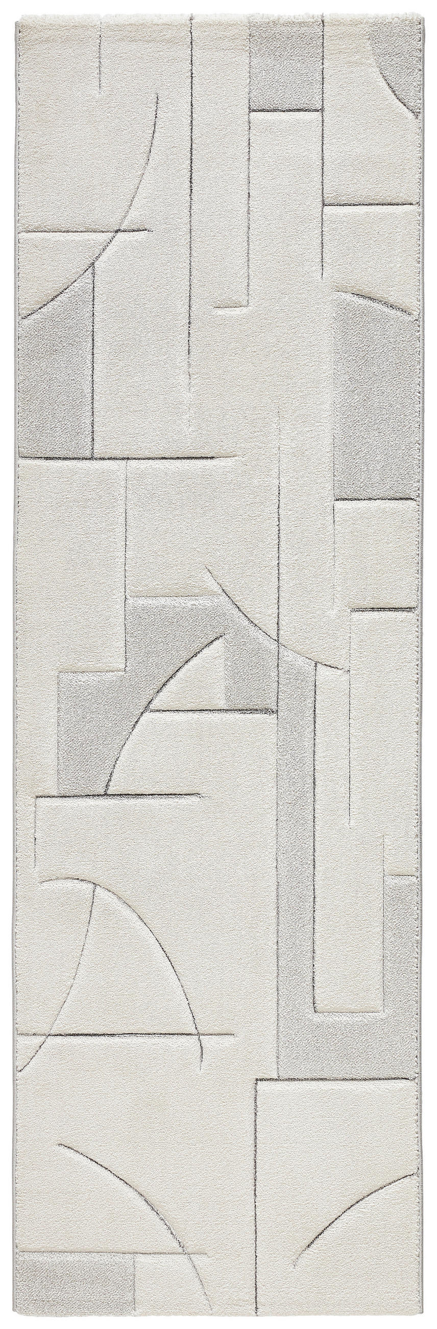 STAZA  krem     - krem, Dizajnerski, tekstil (80/250cm) - Novel