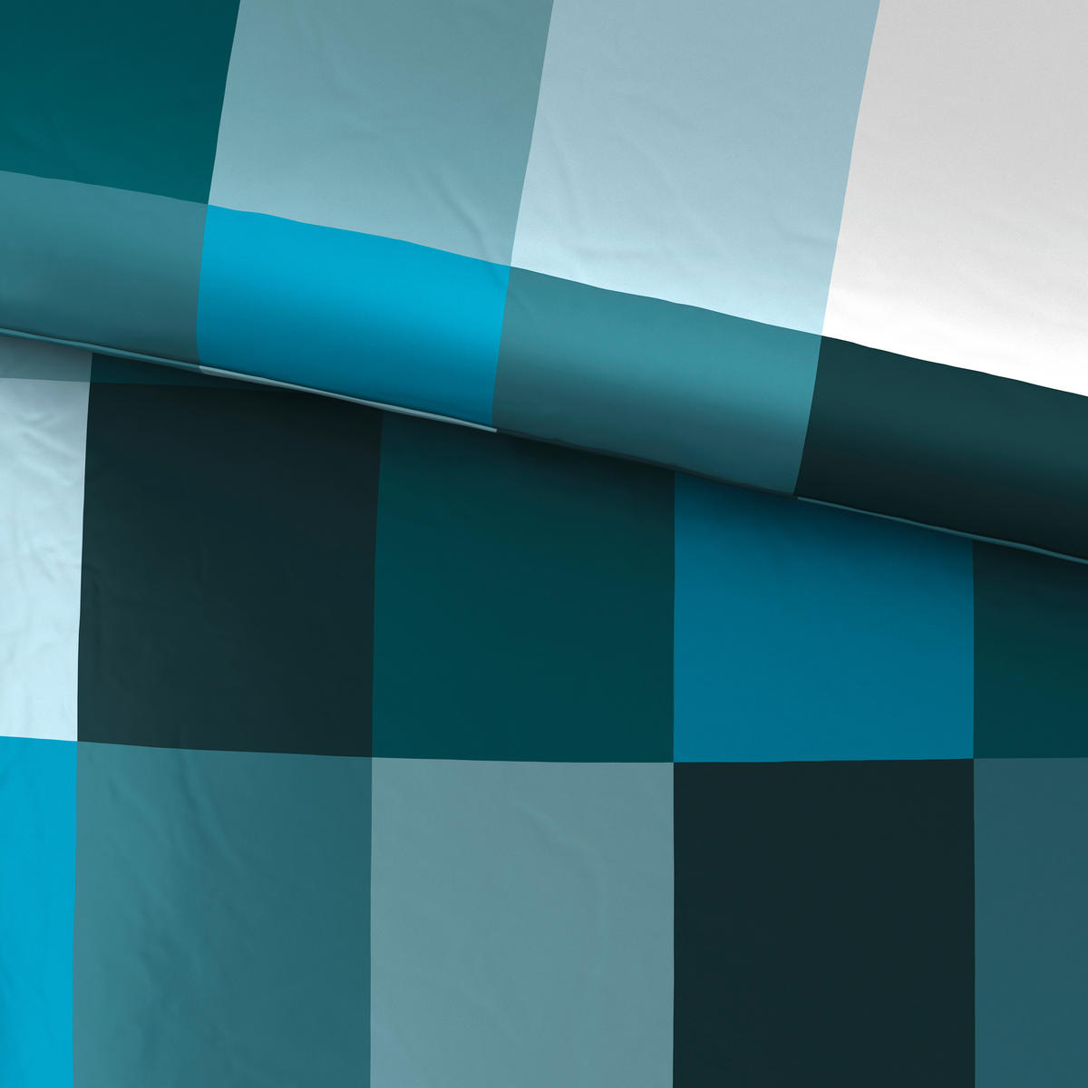 BETTWÄSCHE Satin 135/200 cm  - Petrol, Textil (135/200cm) - Novel