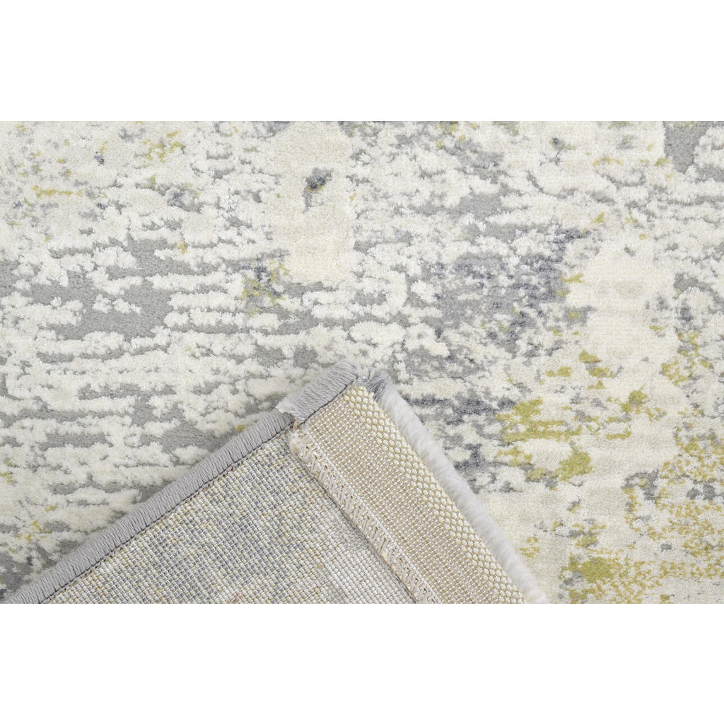 Thumbnail - Novel Webteppich Palau, Grün, Mehrfarbig, Hellgrau, Textil, Abstraktes, rechteckig, 133x195 cm, Oeko-Tex® Made IN Green,...